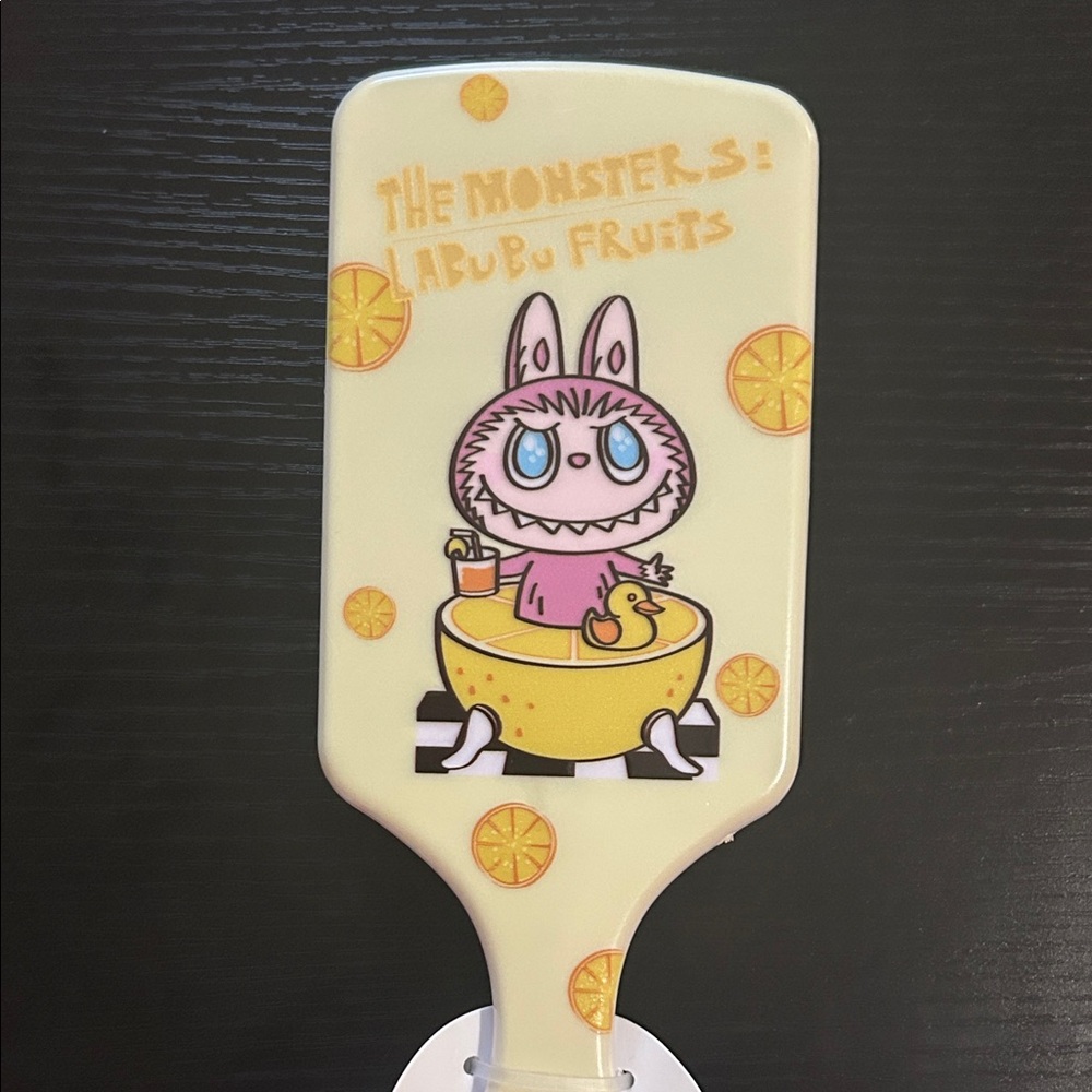 Cute Monster Hair Brush with Yellow Accents